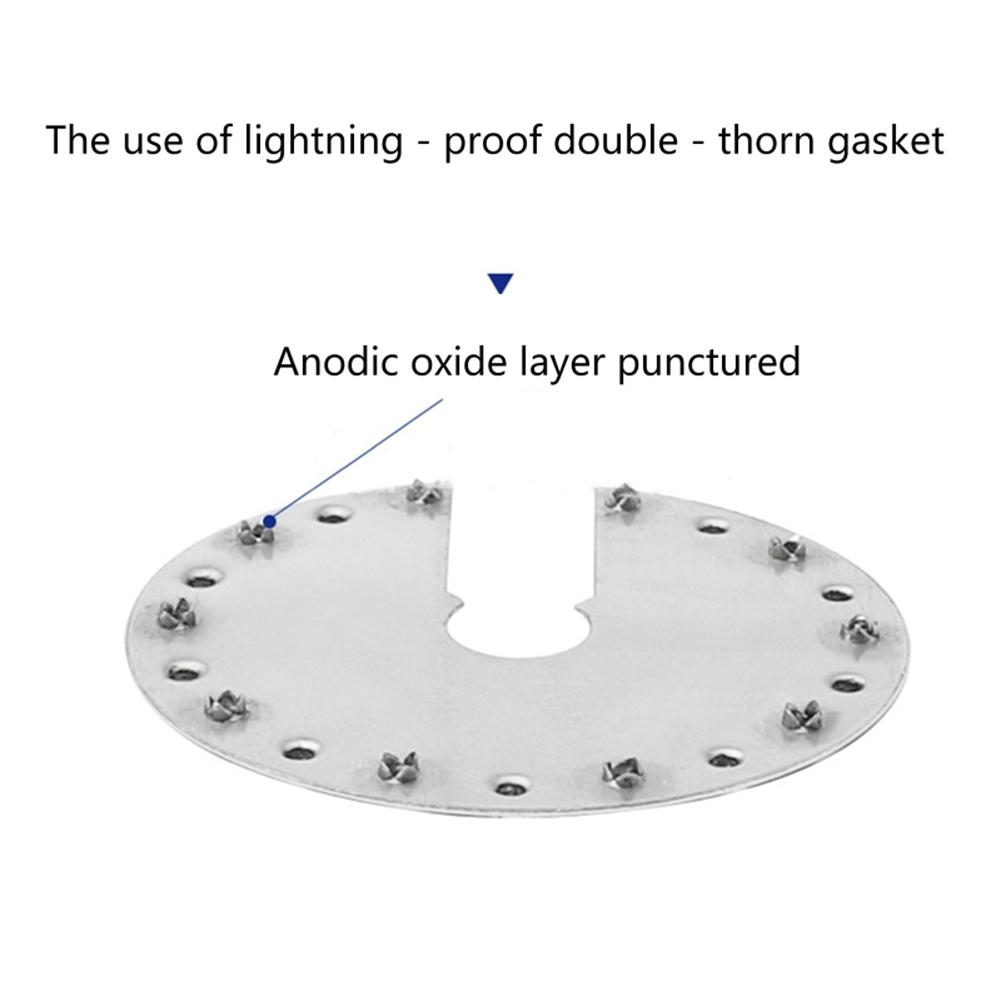 Grounding Clamp Solar Mount Gasket Lug PV Photovoltaic Solar