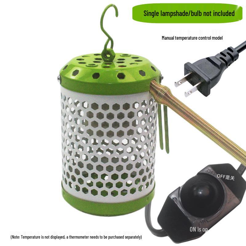 Pet Heat Lamp: Ceramic Heater for Birds, Cats, and Dogs - Winter Nest & Cage Heating