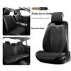 Ultra-Thin Light Luxury Suede Car Seat Cover Set - Four Seasons Universal, Three-Piece Cushion