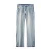Loose Straight American High Street Jeans Men's Trendy Vintage Elastic Long Trousers New Style Casual Jeans Clean Fit