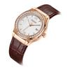 Jyullieoseu Ja-1395 Cubic Women'S Leather Watch