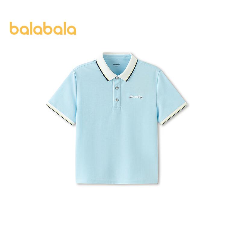 Balabala Boys  Summer Short Sleeve POLO T-shirt 120
