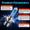 H4 H7  Car Halogen Headlight Car Light Hi/Lo Beam 6000K DC12V 100W Cool Blue Hyper White Bulb 2 Piece Auto Light Lamp