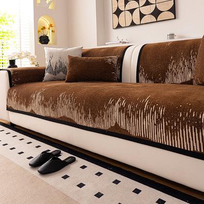 Light Luxury, High-end Sense, Simple Modern Chenille Sofa Cushion, Universal In All Seasons, Leather Fixed Non-slip Sofa Cover