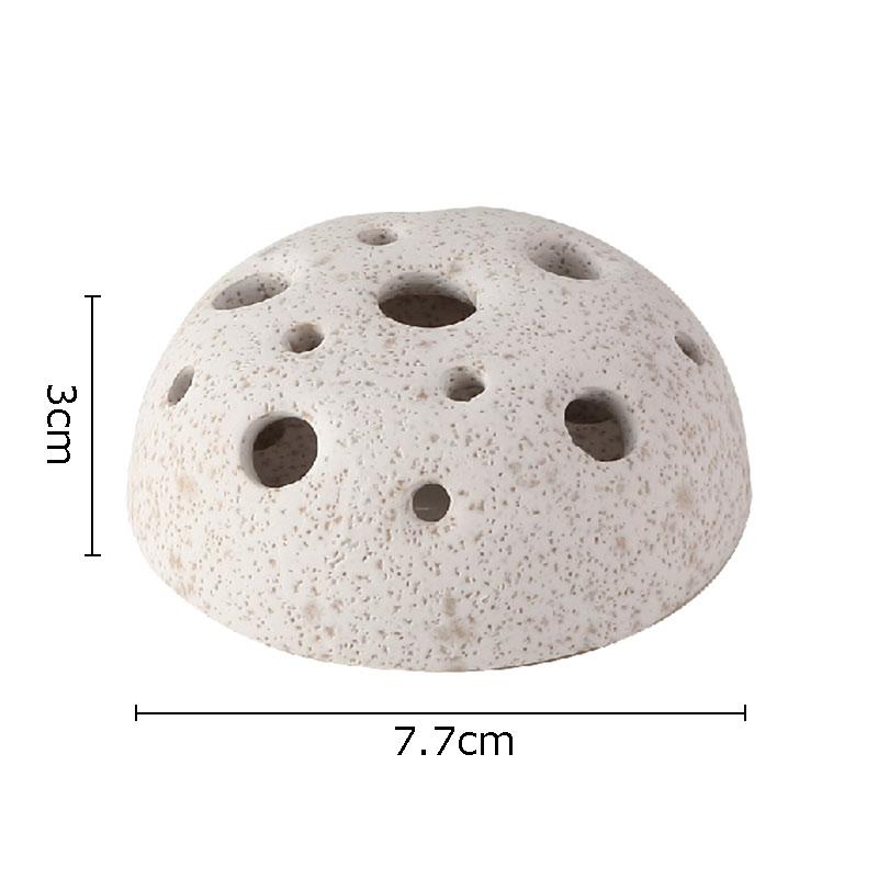 Simplicity Lotus Seedpod Ceramic Vase Artificial Flower Decorative Flowers Pots Desk Decoration Floral Arrangement Modern Decor