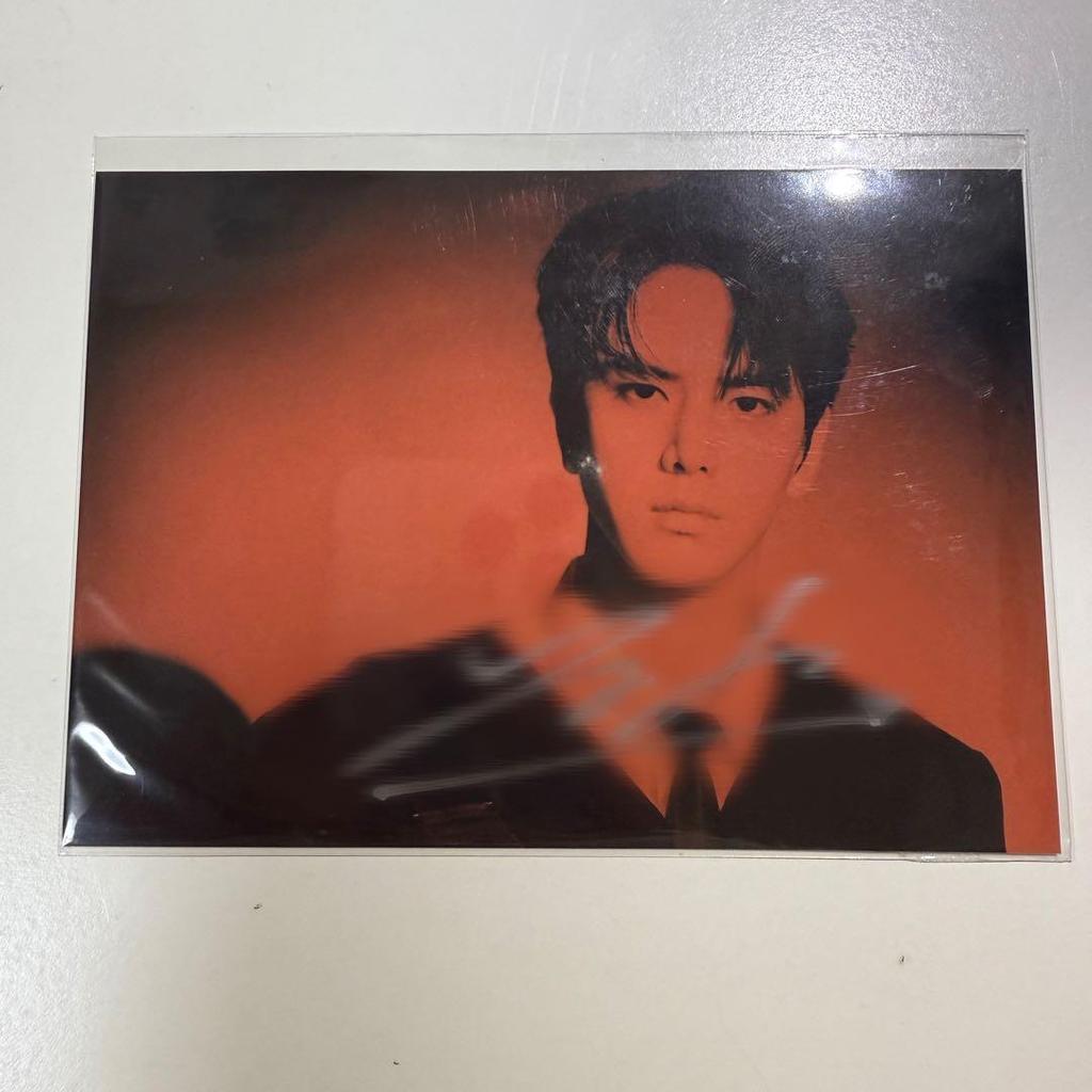 [USED] THE BOYZ Younghoon autographed postcard