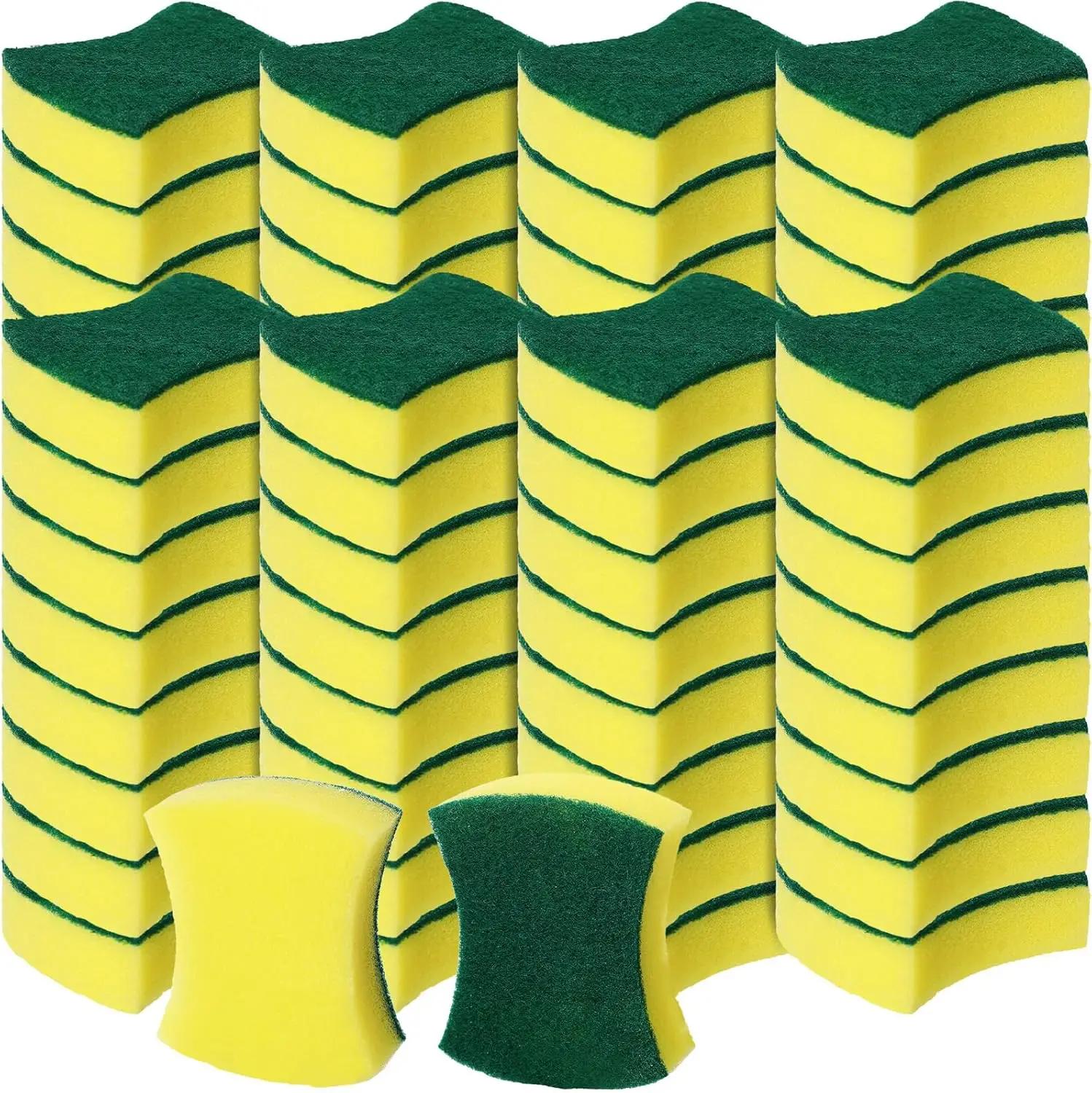 

Губки для мытья посуды с высокой степенью впитываемости Magic Clean Pot Rust Stain Sponge Brush Kitchen Grease Cleaner Home Tools 10PCS