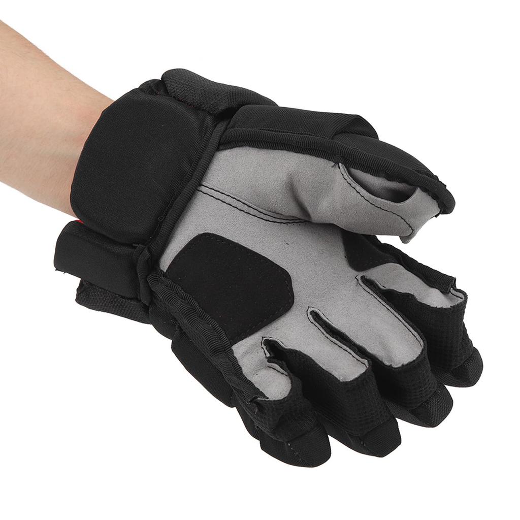 Eishockey-Spielerhandschuhe, Biegsame Fingerschutzhandschuhe für Eishockey, Floorball und Rollhockey (8 Zoll)
