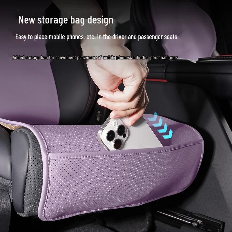 All-Season Universal Leather Seat Cushion for Xiaomi SU7 - Car Protection Pad & Interior Accessory
