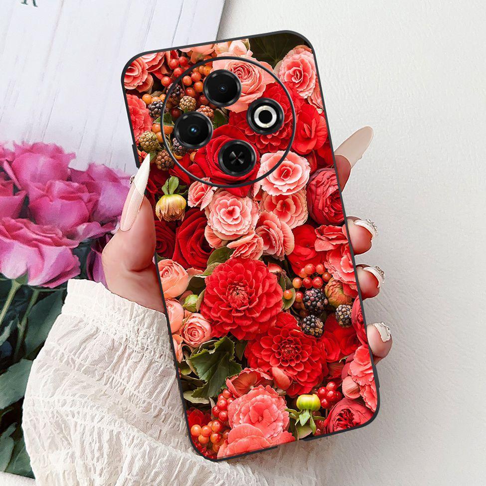 For Tecno Spark 30C 4G kl5 kl5n 5G KL8H Back Cover For Tecno Spark 30C Case Fashion Luxury Silicone Cute Cat Shockproof Painted