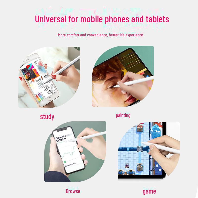 Universal Capacitive Stylus for Android, Apple, Tablets, iPad & Mobile Phones