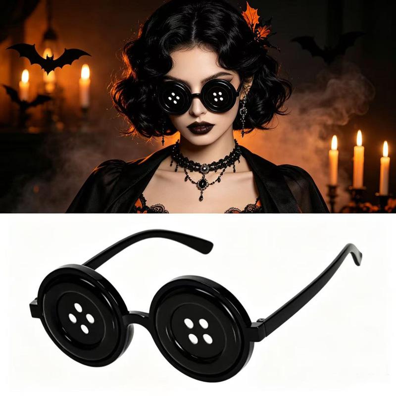 Ochelari cu nasturi Cross New Thriller - Accesorii Costum Tematică Halloween Fantomă & Mamă