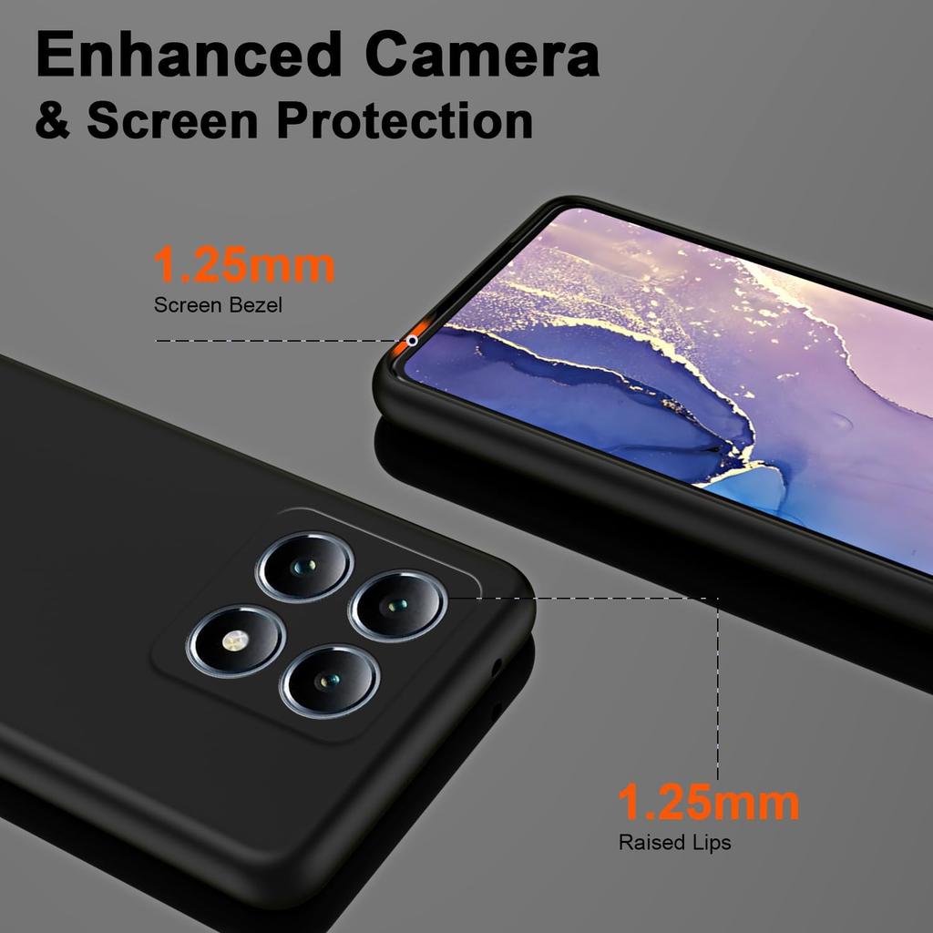 Flexible Liquid Silicone TPU Case For Xiaomi 14T Pro 5G Protective Cover Coque Capa Shell Fundas