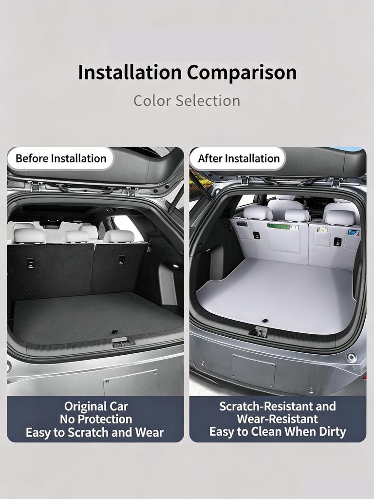 For BYD Sea Lion 06 Seal U DM-I/EV Trunk Pad Original Car Color Leather Trunk Pad Protective Mat Interior Supplies Accessories