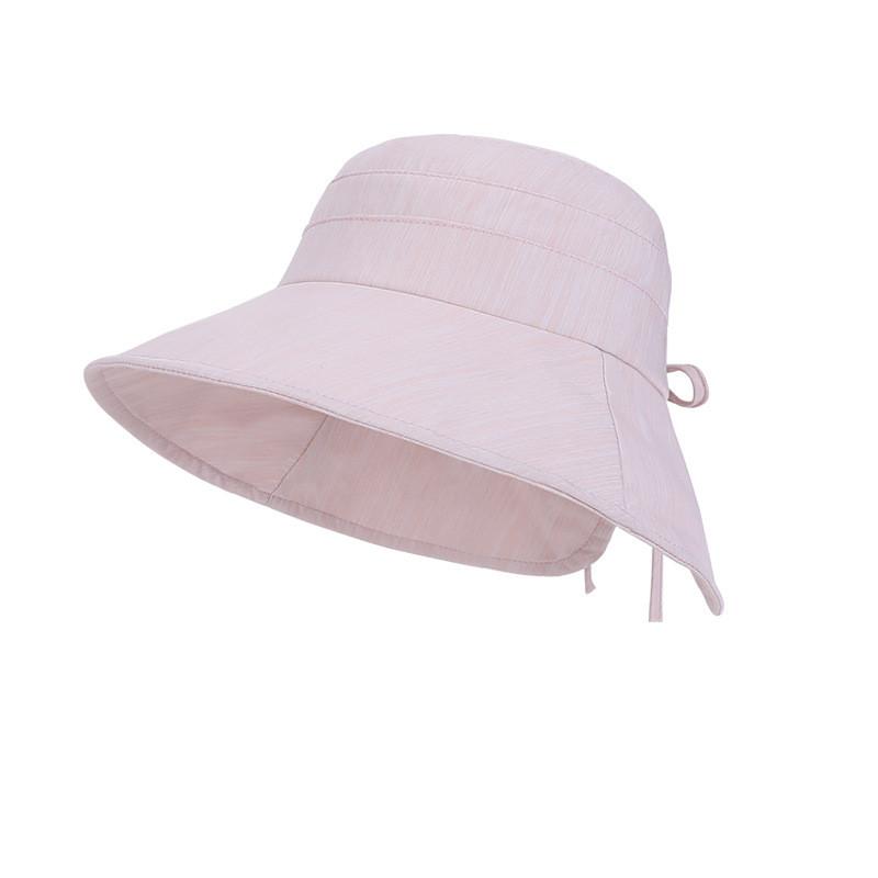 

Летняя шляпа с защитой от солнца и широкими полями для женщин, повседневная, уличная мода розовый