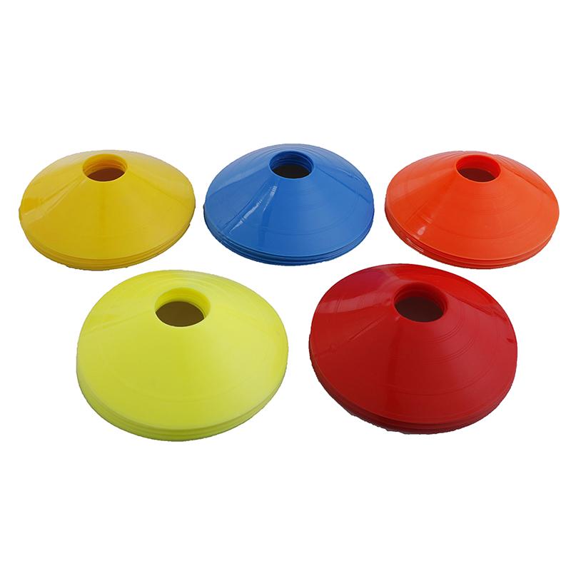 Soccer Discs Bucket Marker Training Sign Flat Cones Marker Discs