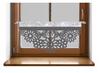 Z17 Kitchen curtain FLOWERS WITH BUTTERFLIES openwork decoration 60x30