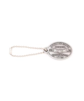 Schott SHAKEHAND KEY FOB Shakehand Keychain for Men, Size F 160, Silver, 782-5970031