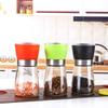 Manual Salt Pepper Grinder Stainless Steel Glass Spice Bottle Household Kitchen Gadgets