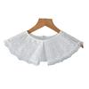 Korean Style Fake Collar Shwal with Straps Decorative Women's Shirt Fake Collar Shawl Wrap Hollow Out Embroidery Lace Necklace