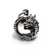 Dragon Crystal for Men and Women Pendant, Silver,