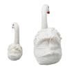 2pcs Small Swan Couple Figurines Resin Cake Topper Set Swan Decorations  Fairy Garden