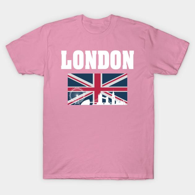 T Shirt kobiety londyńska pamiątkowa koszulka brytyjska koszulka londyn Engla Harajuku drukuj Kawaii Tshirt letnia koszulka damska z krótkim rękawem Top Tee