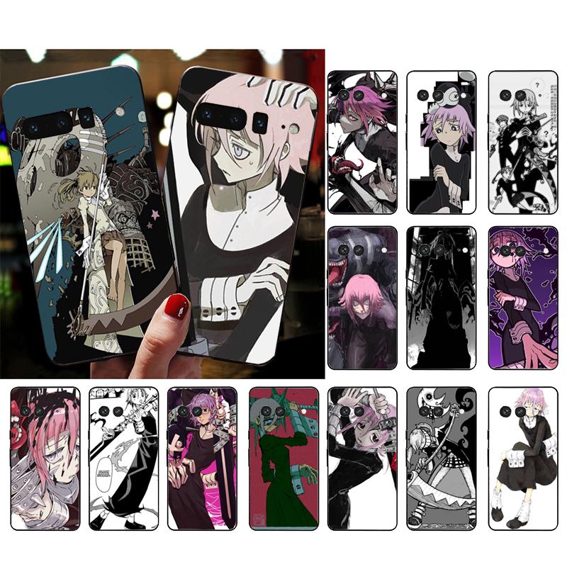 For Google Pixel 10 9 Pro XL Silicone Phone Soft Case For Google Pixel 9A 8A 7A 6A 5 Soul Eater Crona Cover Shell