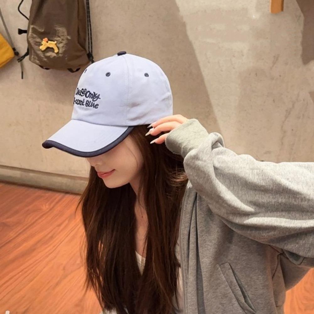 Adjustable Wave Point Baseball Cap Hip Hop Sunscreen Hat Versatile Embroidery Letter Cap  Sports