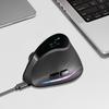 Wireless Bluetooth-Compatible Mouse Tri-Mode BT+2.4GHz+Wired Wireless Vertical Ergonomic Optical Mouse for PC Laptop  Windows
