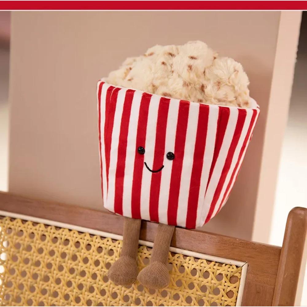 

Мила імітація Весела лялька з попкорном Плюшева іграшка Дитячий подарунок Для заспокоєння М яка мила лялька