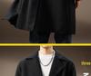 Men's Mid-Length High-Grade Double-Faced Wool Business Coat - Thick, Warm, and Fashionable for Winter
