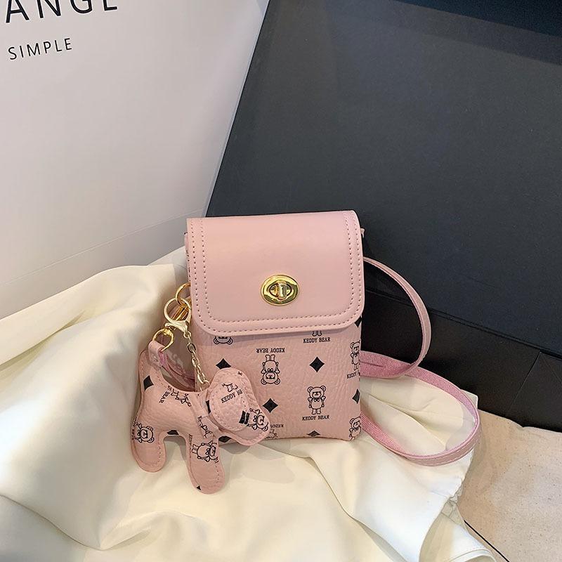 Hong Kong Typhoon Cigarette Box Bag New Trendy Vertical Small Square Bag White Shoulder Crossbody Mobile Phone Bag Women's Bag