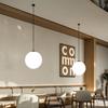 Dining Room Hanging Lamp Globe Glass Ball Pendant Light Ceiling Chandelier Living Room Bedroom Lamp Cafe Study Room Kitchen Home