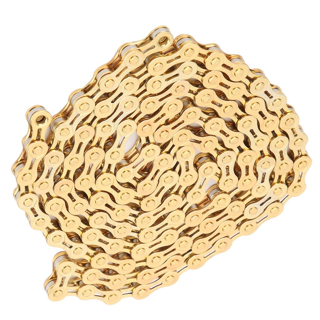 VG Sports 8 Speed High Strength Steel Terrengsykkel Lettvekt 116 Links SemiHollow Chain