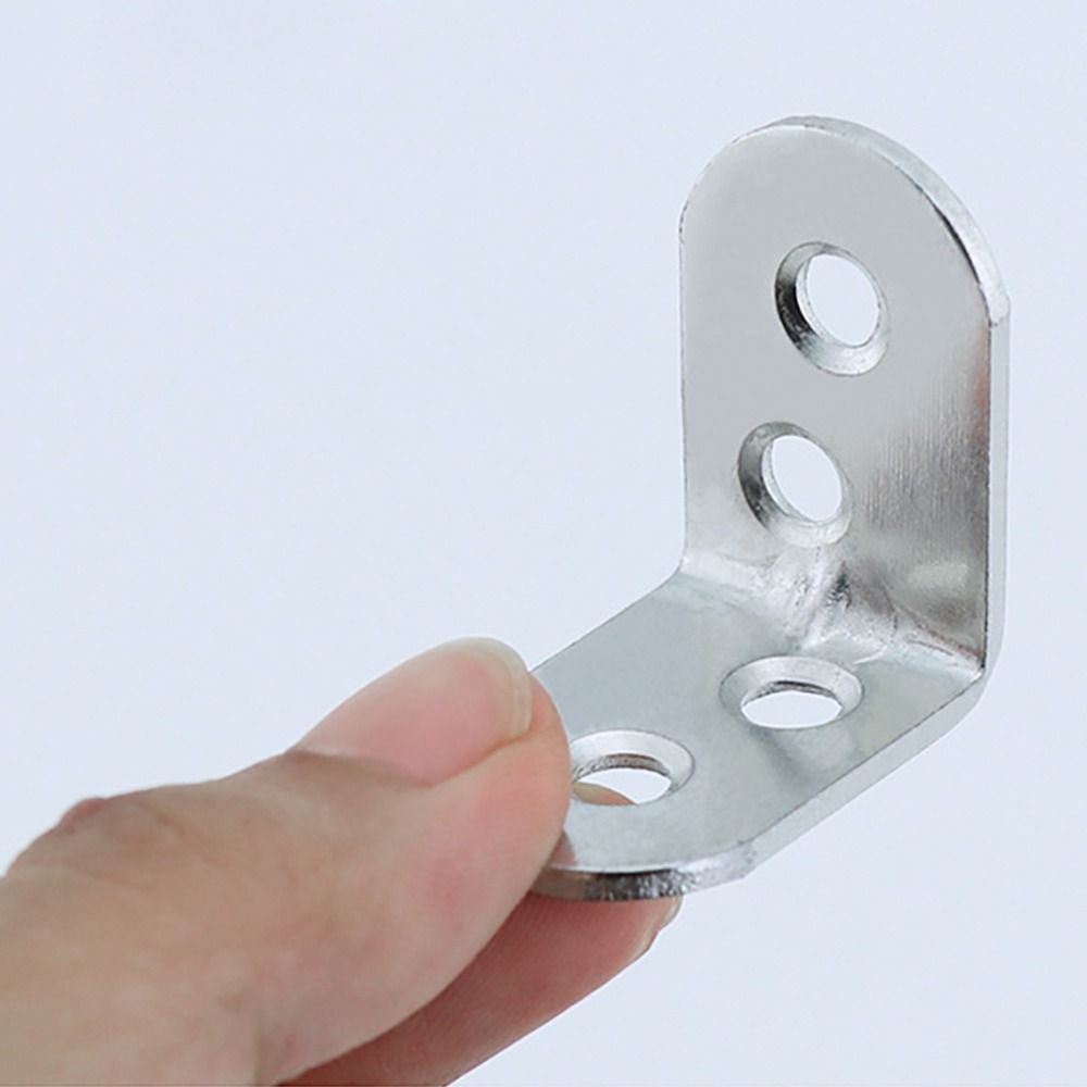 2/4/6/8/10Pcs 90 Degree Angle Bracket Iron Shelf Support Bracket  Cabinet Screens Wall