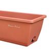Window Box Planter Rectangular Flower Pot Multifunction Shatterproof with Drainage Holes for Yard Patio Indoor Porch Balcony