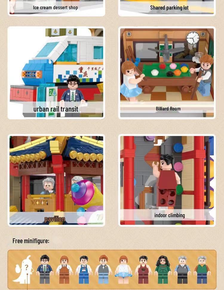 Beleduc Mini Bricks: Hongyadong Skylines & Light Rail Adventure