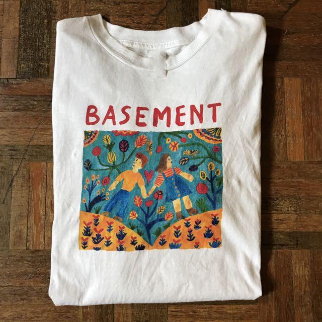 

Basement Band Unisex White Short Sleeve T Shirt Full Size S-5XL Unisex T-Shirt XXXXL