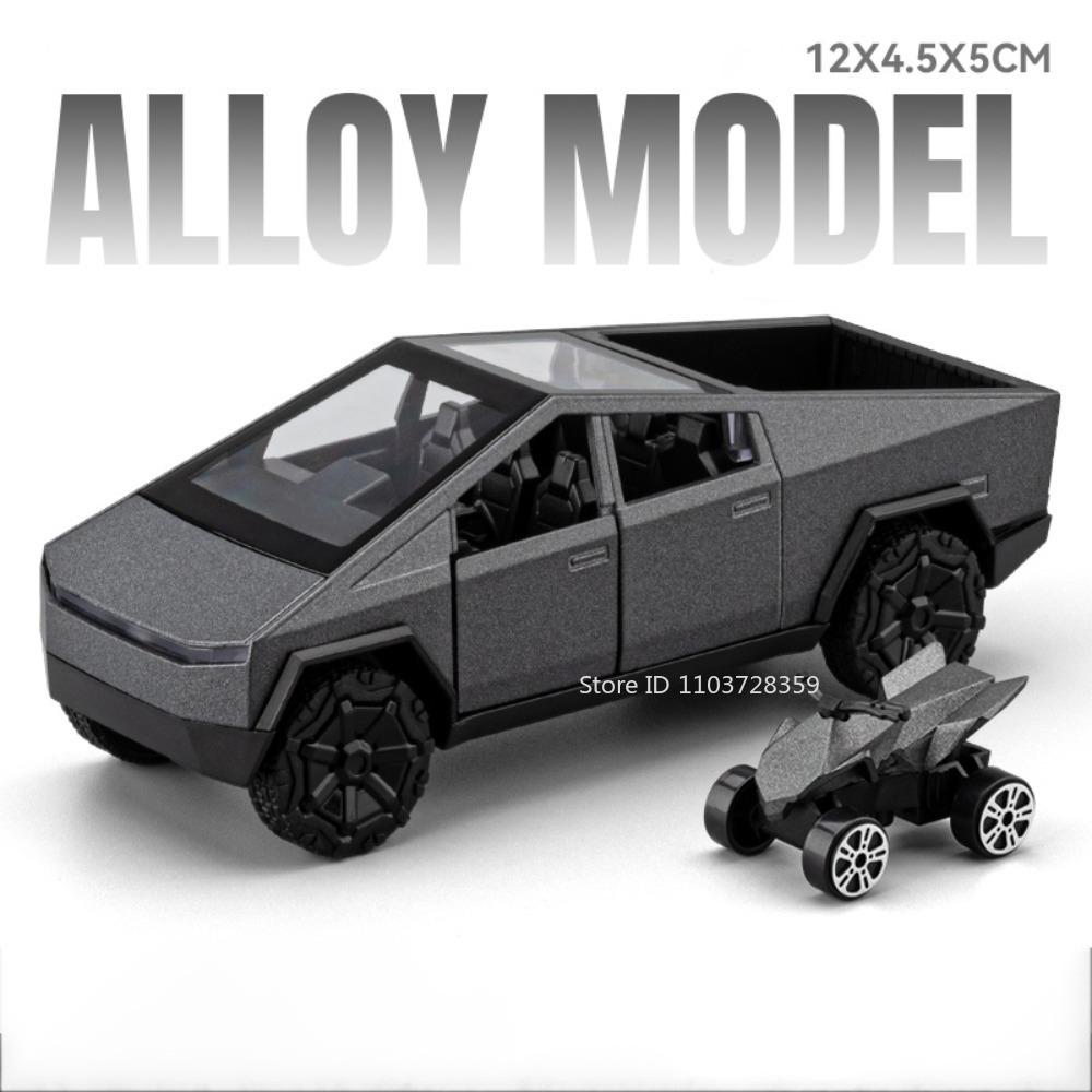 1:36 Miniature Model Pickup Toy Off-Road Cars Alloy Diecast Exquisite Interior Doors Opened Pull Back Home Decoration Vehicles