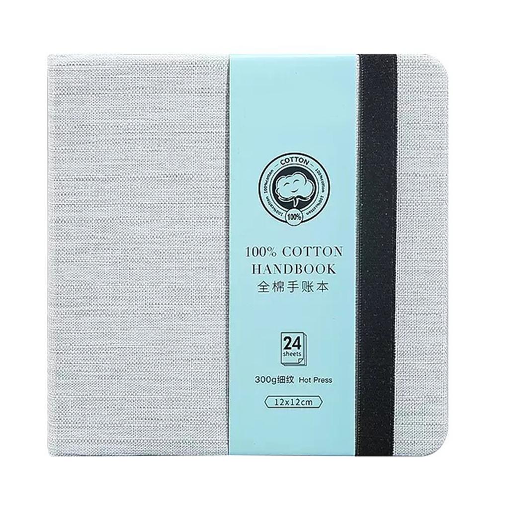 Square Watercolor Sketchbook 24 Sheets Watercolor Journal for Artists Adults Student Sketching Art Drawing 4.7x4.7Inch