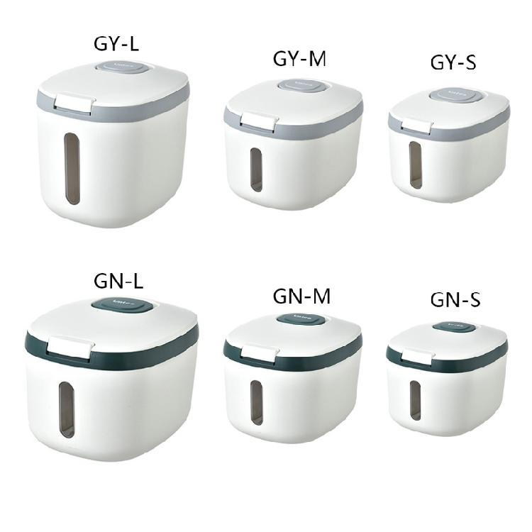Rice Bucket Storage Box Dispenser Container Grain Jar Kitchen Organizer