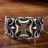 Personalized Men's Retro Trendy Cross Ring Hip-hop Domineering Single Trend Jewelry