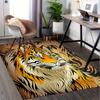1pc. Tiger Print Rug for Home Decor, Office Carpet, Chair Cover, Outdoor Mat, Gift Idea - Vibrant Animal Design Flooring Solution