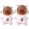 Astronaut Capybara Plush Toy Detachable Hat Capibara Fluffty Doll  Christmas Toy