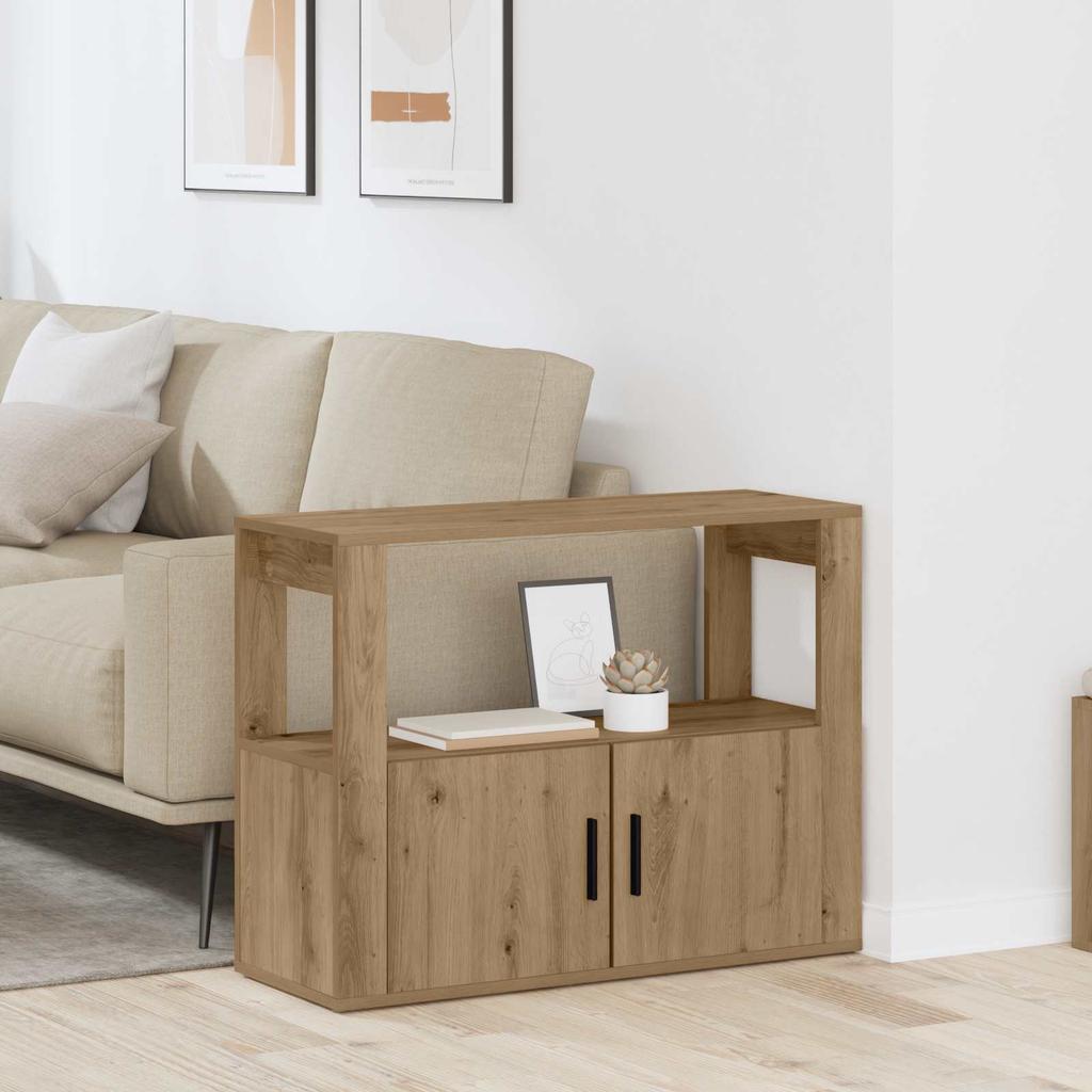 Sideboard Artisan Oak 80 x 30 x 60 cm Engineered Wood