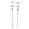 2Pcs Double/Single Layer Squid Live Shrimp Hook Luminously Squid Hook Octopuses Fishing Hook for Outdoor Fishing