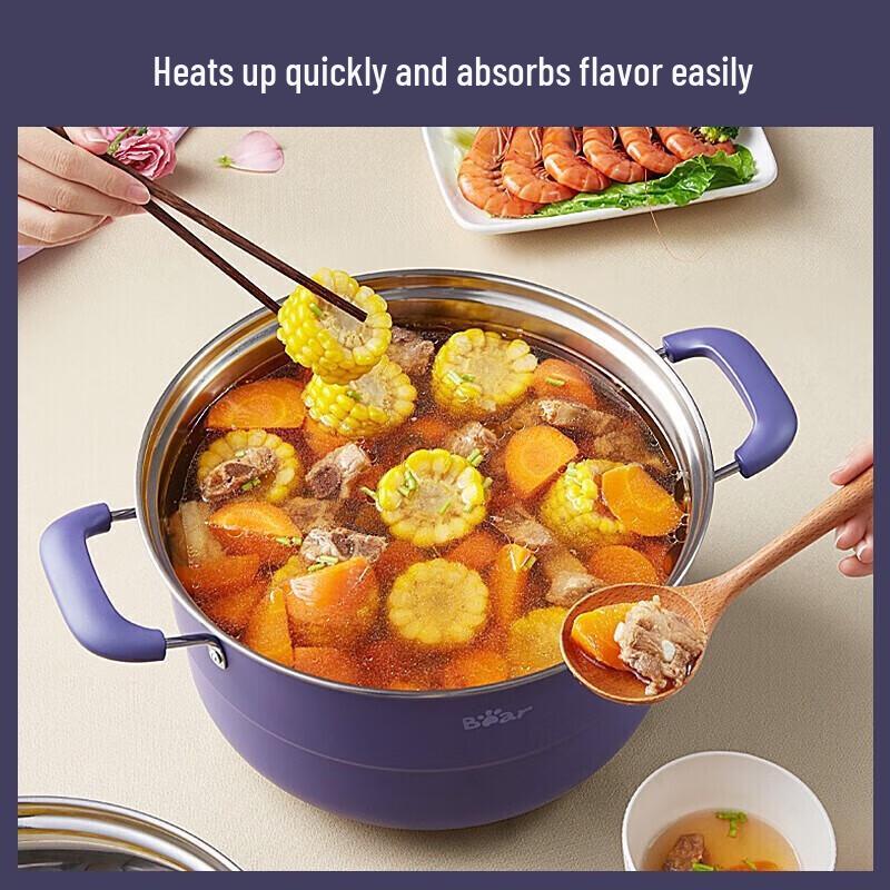 

Bear Stainless Steel Multi-Purpose Steamer Pot