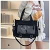 Harajuku JK Shoulder Bag Large Capacity Lolita Handbag Lovely Transparent Itabag  Shopping