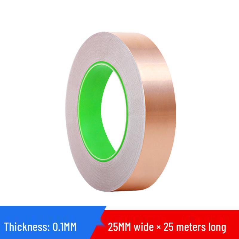 Double-Sided Conductive Copper Tape for Shielding, DIY Circuit Mods, Heat Dissipation, and Temperature Resistance